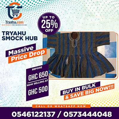 Authentic Ghanaian Batakari & Fugu | Shop Tryahu Smocks Online